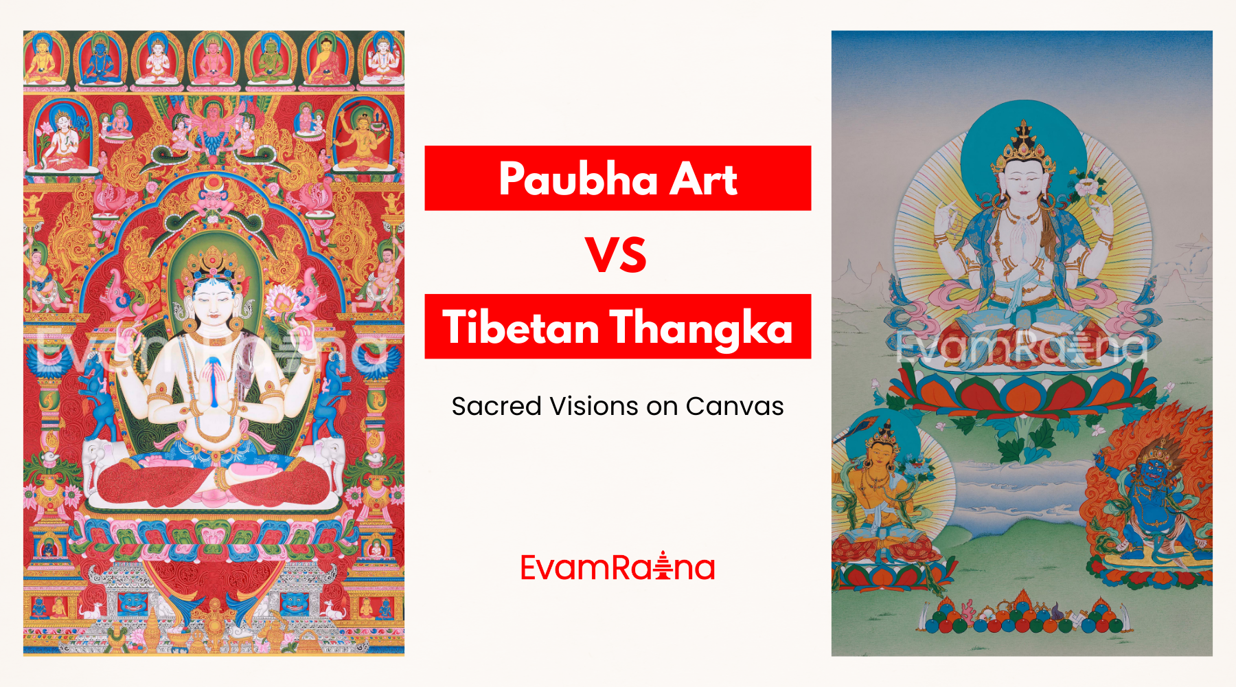 Paubha Art vs. Tibetan Thangka: Sacred Visions on Canvas