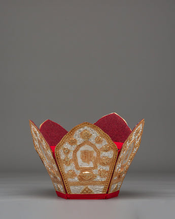 Ritual Head Crown (Rig Nga): Five Dhyani Buddha Crown