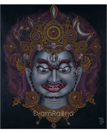 Bhairava Thangka Print