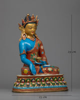 Shakyamuni Buddha Colorful Statue