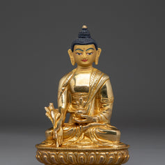 Golden Statue of Medicine Buddha