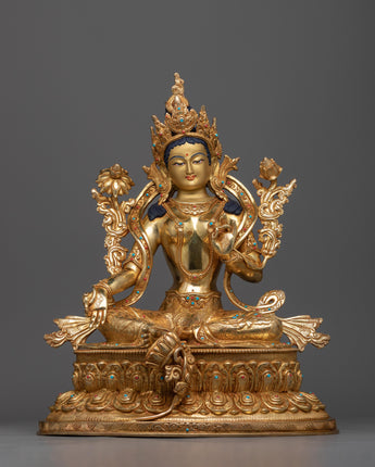 Green Tara Statue