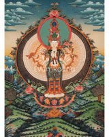 1000 Armed Chengrezig Art