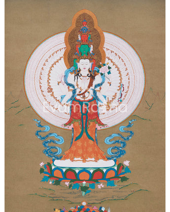 Thousand Arms Chenrezig Thangka