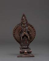 1000 Armed Oxidized Copper Chenrezig