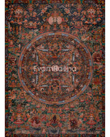 1000 armed Lokeshvara Thangka