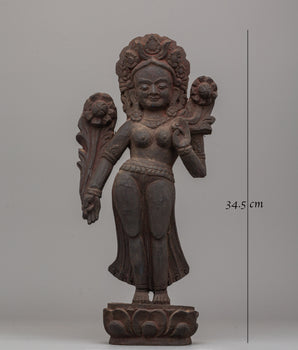 Green Tara Buddhist Deity Statue | Embrace Compassion and Enlightenment