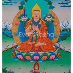 Tsongkhapa Lobzang Drakpa Thangka