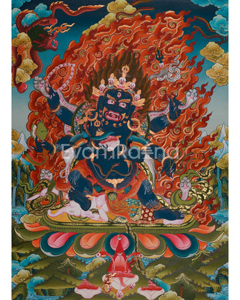Fierce Six Armed Mahakala