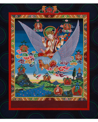 goddess-saraswati-thangka