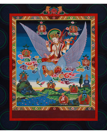 goddess-saraswati-thangka