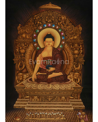 peaceful-shakyamuni-buddha-thangka