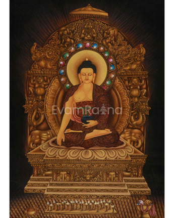 peaceful-shakyamuni-buddha-thangka