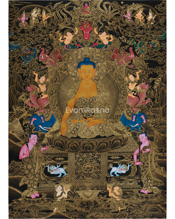 imperial-presence-enlightened-teacher-shakyamuni-buddha-opulent-gold-thangka-of-buddha-on-throne