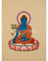 Blue Buddha Thangka