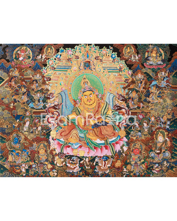 Grand Tibetan Dzambhala Thangka
