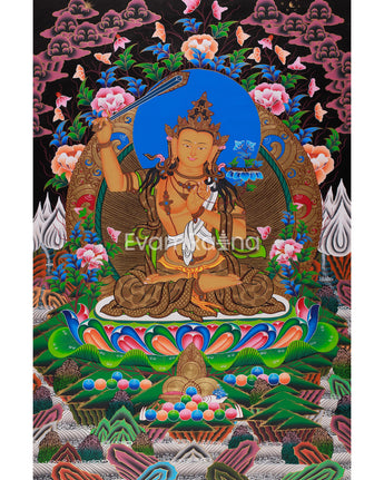 Thangka of Manjushri