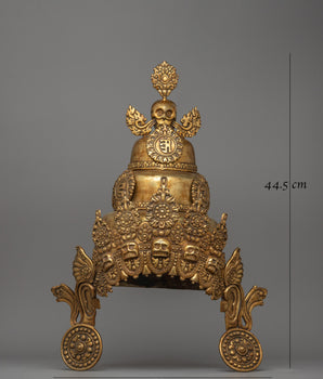 20-Year-Old Buddhist Crown | Buddhist Crown for Rituals & Ceremonies