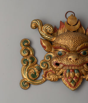 Handcrafted Chhepu Mask | A Symbol of Protection & Spiritual Power