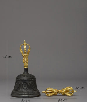 0.4 Kg Vajra and Bell Spiritual Decor | Tibetan Buddhism Religious Items