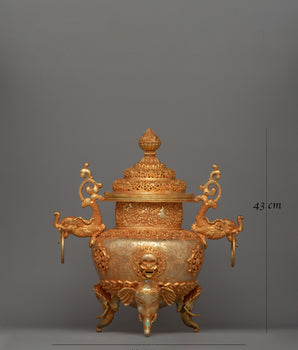 Tibetan Incense Burner | Sacred Meditation Incense Vessel