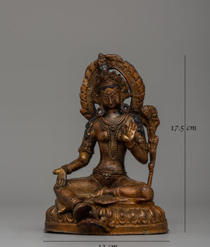 40 Years Old Green Tara | Symbol of Spiritual Protection & Devotion
