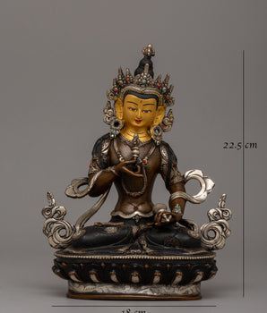 Tibetan Buddhist Vajrasattva Statue | Guardian of Inner Purity and Enlightenment