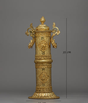 Copper Body Incense Holder | Ideal for Your Buddhist Altar