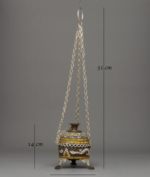 Hanging Copper Incense Burner | A Sacred Ritual Tool