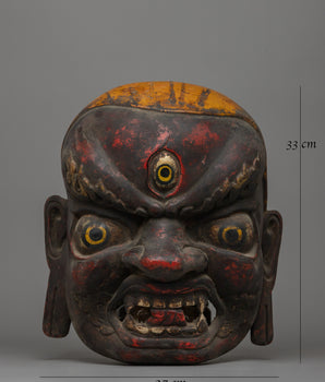 Wrathful Mask | A Sacred Symbol of Protection