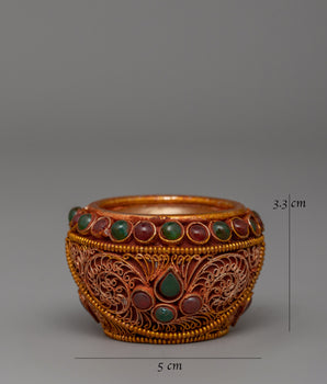 Golpa (Alms Bowl) Buddhism Artwork | Traditional Nepali Craftsmanship