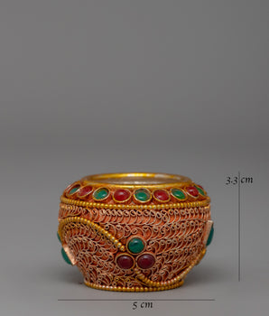 Golpa Buddhist Ritual Item | Tibetan Buddhist Altar Decor