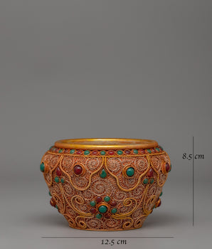 Authentic Tibetan Golpa | Handmade for Sacred Offerings