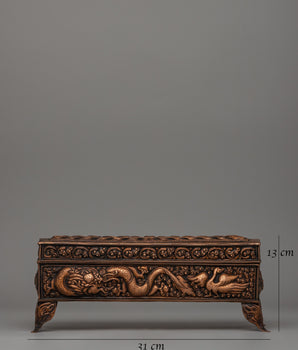 Copper-Made Incense Burner | Handcarved Himalayan Art