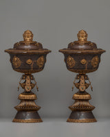 Traditional Tibetan Copper Made Butter Lamp