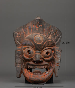 Wooden Handcarved Mask | A Symbol of Art