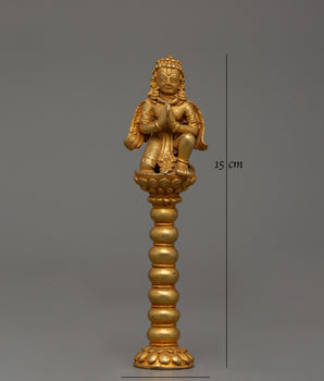 Gold-Plated Garuda Figurine | Symbol of Strength and Spiritual Protection