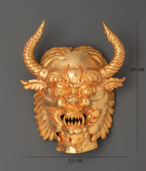 Yedim Mask Wall Hanging |  Perfect Ritual Decor