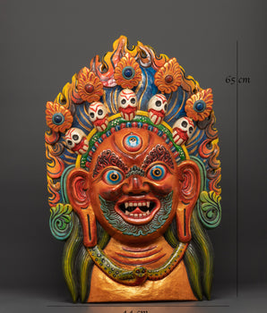 Bhairav Mask for Decor | Power and Protection