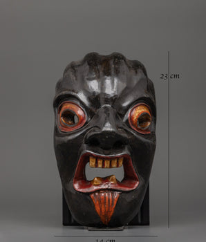 Handcrafted Wooden Tribal Mask | Bring Strength and Spirit to Your Space