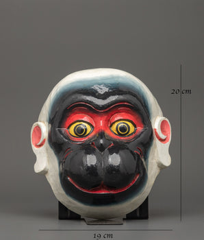 Wooden Monkey Mask | Unleash the Power of Tradition and Spirit