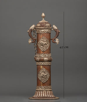 Buddhist Traditional Copper Incense Burner Set | Religious Altar Decor