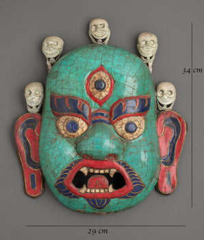 Turquoise Mask | A Sacred Tibetan Symbol