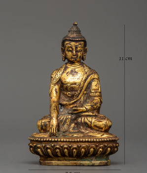 Shakyamuni Buddha Historic Figure | Buddhist Decor for Meditation & Spiritual Altar