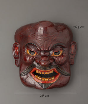 Wall Hanging Tribal Mask | Wooden Wall Art