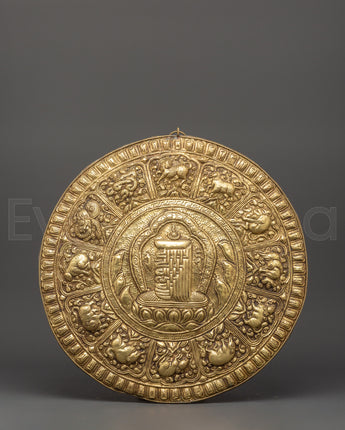Intricate Brass Wall Hanging