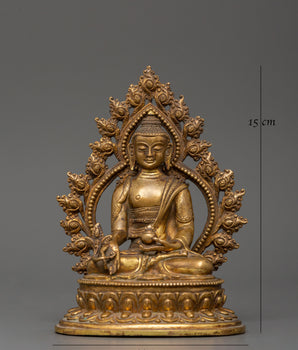Medicine Buddha in copper | Spiritual Energy Decor