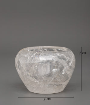 Golpa Tibetan Buddhist Item | Crystal Ritual Tool for Offerings