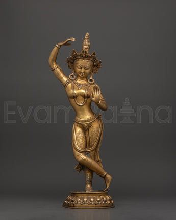 Maya Devi Brass Statue