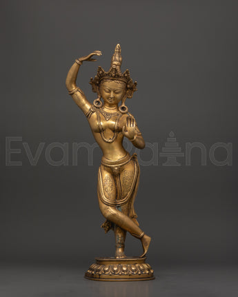 Maya Devi Brass Statue